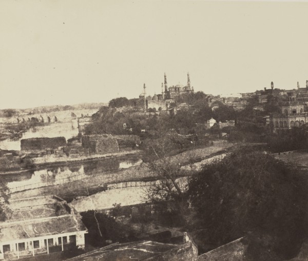 Leucknao, Vue générale; Baron Alexis de La Grange, French, 1825 - 1917, France; negative 1849 - 1851; print 1851; Albumen