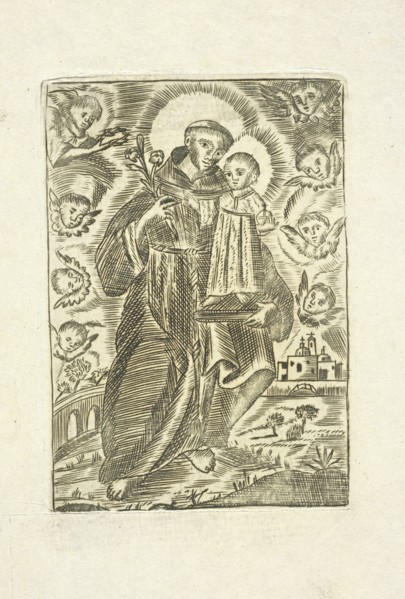 St. Anthony Abbot, Collection of Mexican religious engravings