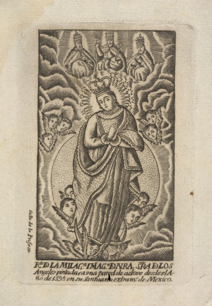 Nuestra Señora de los Angeles, Collection of Mexican religious engravings