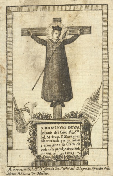 S. Domingo, Collection of Mexican religious engravings, St. Dominic