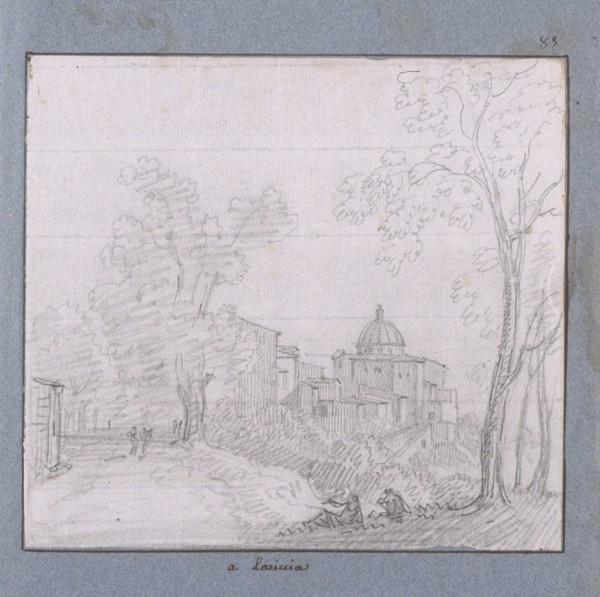 A Lariccia, Dessins, Castellan, A. L., Antoine Laurent, 1772-1838, Pencil on paper, 1797-1799, The drawings in this album