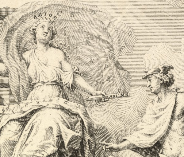 Minerva and Mercury, Histoire de l'origine et des prémiers progrès de l'imprimerie, Marchand, Prosper, d. 1756, Schley, Jacobus