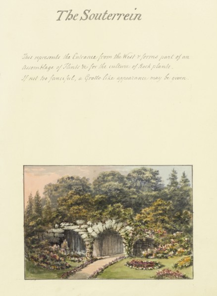The souterrein, Humphry Repton architecture and landscape designs, 1807-1813designs, Report concerning the gardens at Ashridge