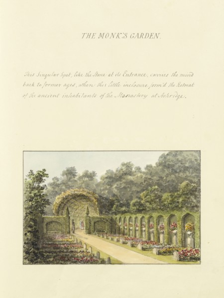The monk's garden, Humphry Repton architecture and landscape designs, 1807-1813, Report concerning the gardens at Ashridge
