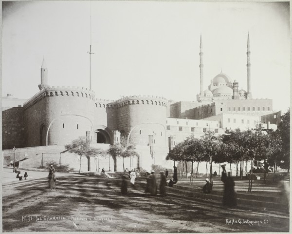 La Citadelle bastions and mosquée, Egypte 1906, Travel albums from Paul Fleury's trips to the Middle East, Lékégian, G., Matte