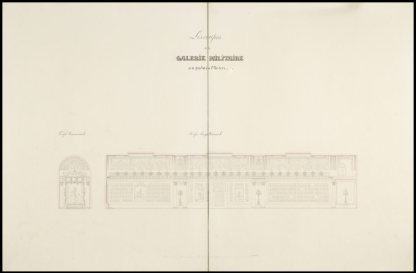 Atlas des plans du Palais d'Hiver de sa Majeste Imperiale, ca.1847-1855, Atlas des plans du Palais d'Hiver de sa Majesté