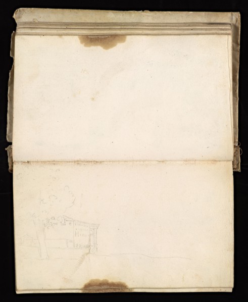 Glama-Stroberle, Joaõ, 1708-1792, pencil, ink, chalk, wash, 1741, Sketchbook II of III dated 14 February 1741