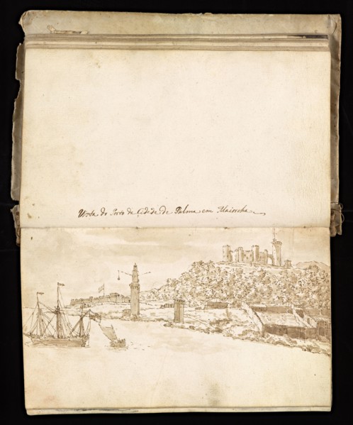 Glama-Stroberle, Joaõ, 1708-1792, pencil, ink, chalk, wash, 1741, Sketchbook II of III dated 14 February 1741
