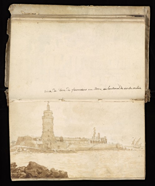 Glama-Stroberle, Joaõ, 1708-1792, pencil, ink, chalk, wash, 1741, Sketchbook II of III dated 14 February 1741
