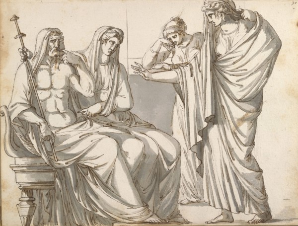 Sketchbook of Roman antiquities, Dupasquier, Antoine-Léonard, 1748?-1832, pen and ink, pencil, wash, 1779, Drawings