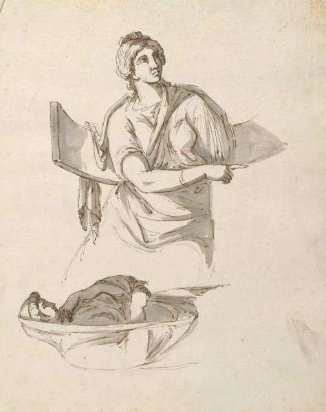 Sketchbook of Roman antiquities, Dupasquier, Antoine-Léonard, 1748?-1832, pen and ink, pencil, wash, 1779, Drawings