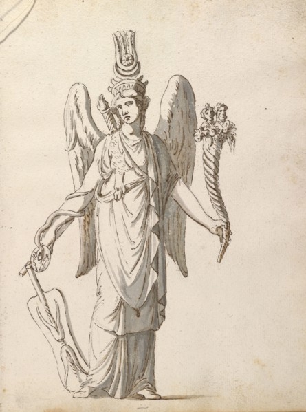 Sketchbook of Roman antiquities, Dupasquier, Antoine-Léonard, 1748?-1832, pen and ink, pencil, wash, 1779, Drawings