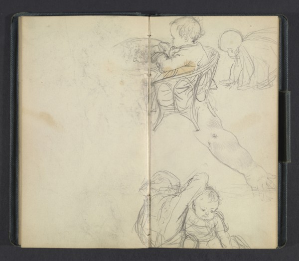 Sketchbook of Adolph Menzel, Menzel, Adolph, 1815-1905, pencil on paper, 1863, German painter