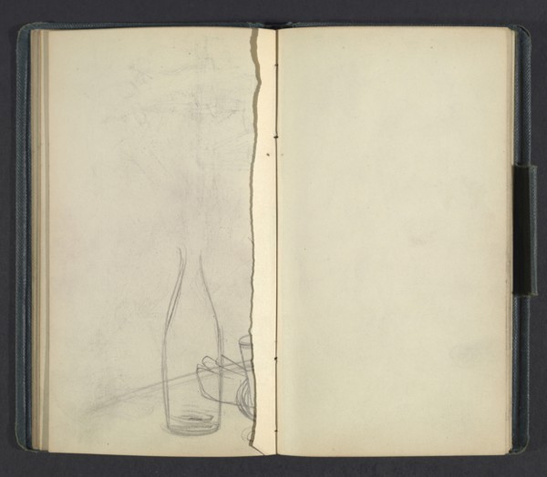 Sketchbook of Adolph Menzel, Menzel, Adolph, 1815-1905, pencil on paper, 1863, German painter