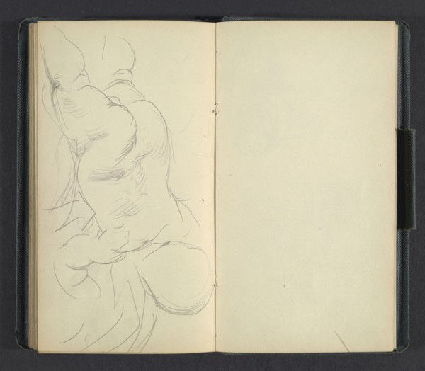 Sketchbook of Adolph Menzel, Menzel, Adolph, 1815-1905, pencil on paper, 1863, German painter
