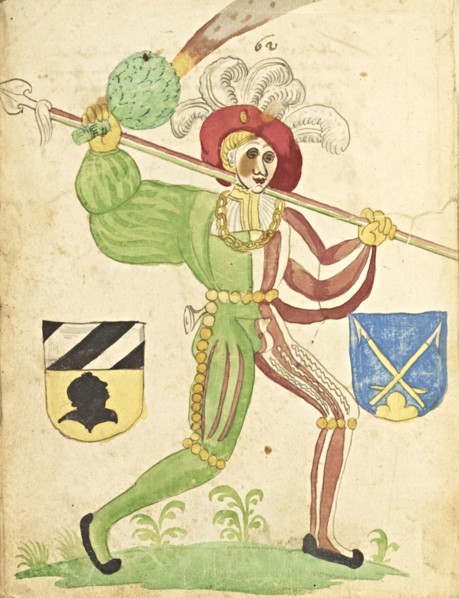 Schembart Buch, Schembard Büch, Anonymous, 16th century, Leaves 2r-4r: historical account of the civic festival of the Nuremberg