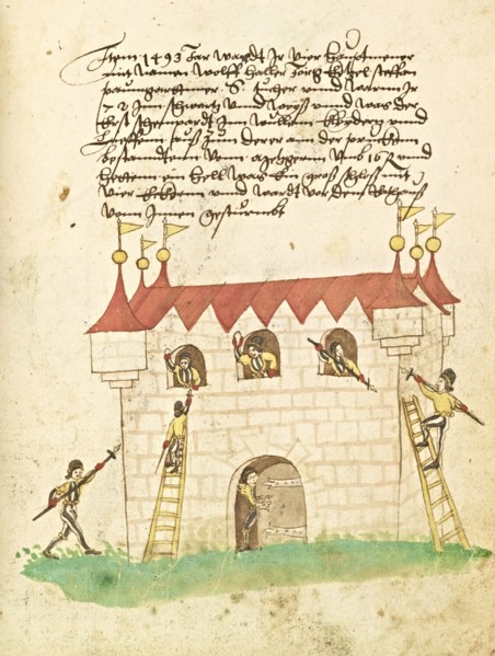 Schembart Buch, Schembard Büch, Anonymous, 16th century, Leaves 2r-4r: historical account of the civic festival of the Nuremberg