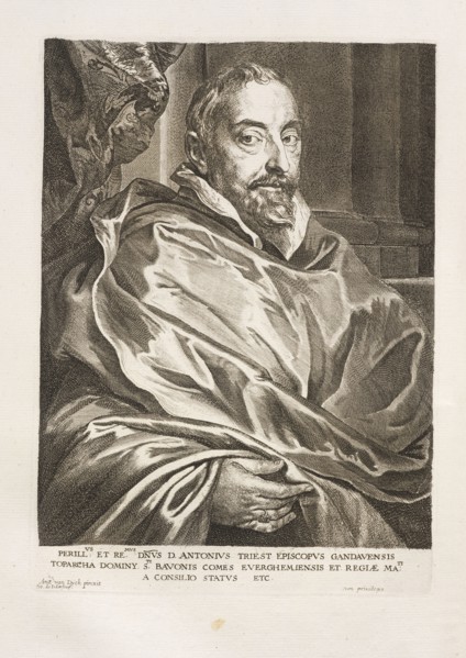 Perill.us et Re.mus Dnus. D. Antonius Triest Episcopus Gandavensis, Iconographie ou vies des hommes illustres du XVII. siecle