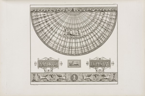 Plate 8, Collection des tableaux et arabesques antiques, trouvés à Rome dans les ruines des thermes de Titus