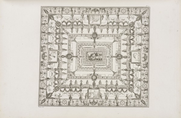 Plate 5, Collection des tableaux et arabesques antiques, trouvés à Rome dans les ruines des thermes de Titus
