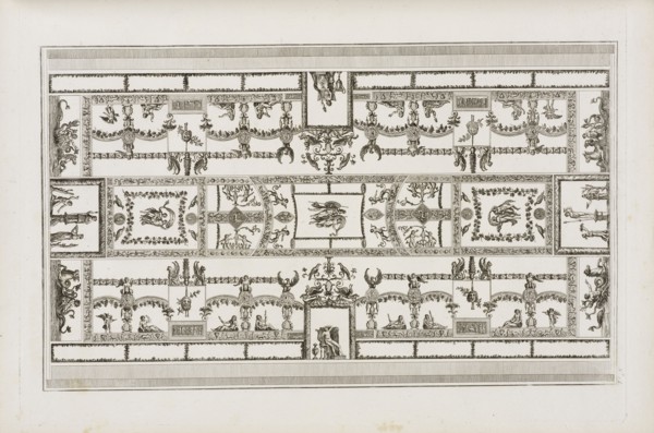 Plate 24, Collection des tableaux et arabesques antiques, trouvés à Rome dans les ruines des thermes de Titus