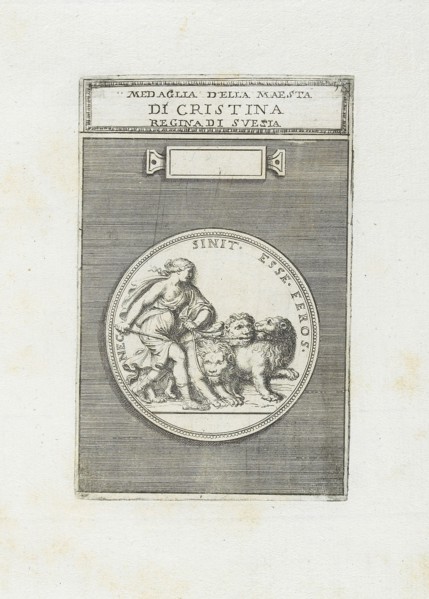 Medaglia D'ella Maesta: Di Cristina Regina di Svesia, Le gemme antiche figurate, Agostini, Leonardo, 1593-ca. 1670, Bellori