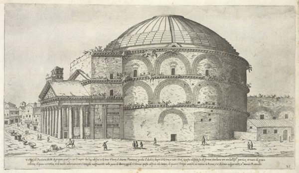 I vestigi dell' antichità di Roma, Du Pérac, Etienne, d. 1604, Engraving, 1575, plate 35