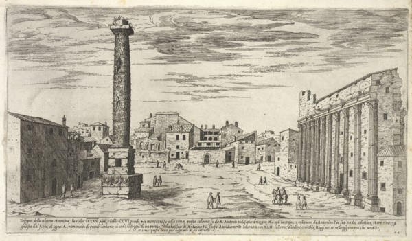 I vestigi dell' antichità di Roma, Du Pérac, Etienne, d. 1604, Engraving, 1575, plate 24