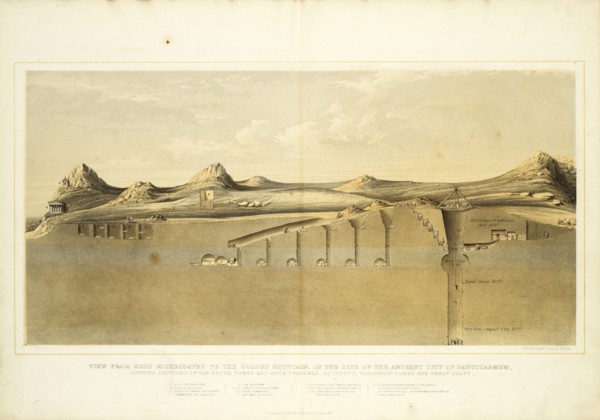 View from Mons Mithridates, to the Golden Mountain, on the Site of the Ancient CIty Panticapaeum, Antiquities of Kertch