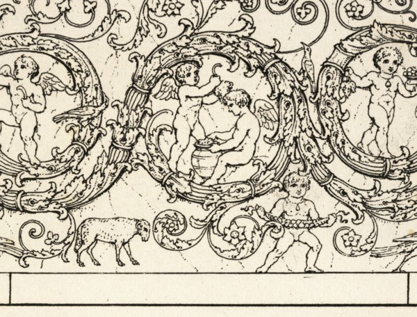 from the Church of Saint Constance, Plate 128. A Sarcophagus of Porphyry, A collection of antique vases, altars, paterae