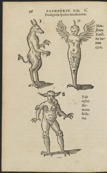 Amazing Monsters, De naturae diuinis characterismis, seu, Raris and admirandis spectaculis, causis, indiciis, proprietatibus