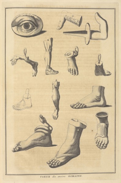 Votive Figures of the Ancient Romans, Ceremonies et coutumes religieuses de tous les peuples du monde, Picart, Bernard, 1673