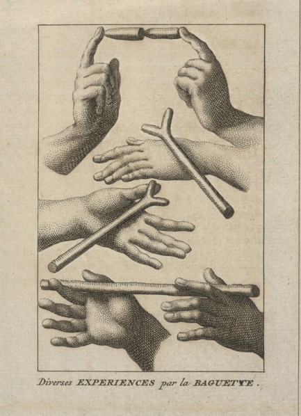 Various Experiments with a Rod, Ceremonies et coutumes religieuses de tous les peuples du monde, Engraving, 1723-1743