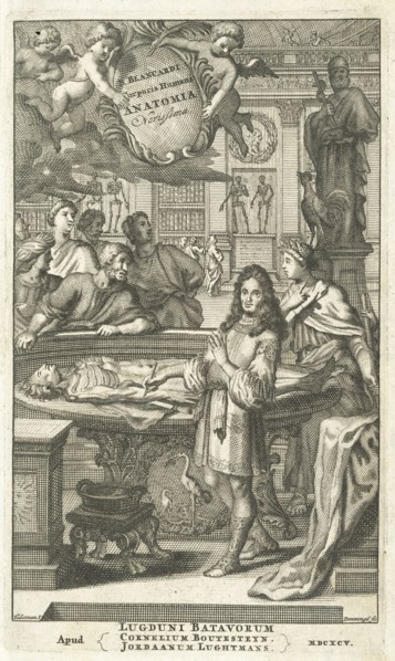 Corporis Humani Anatomia, Steph. Blancardi Anatomia reformata, sive, Concinna corporis humani dissectio, ad neotericorum mentem