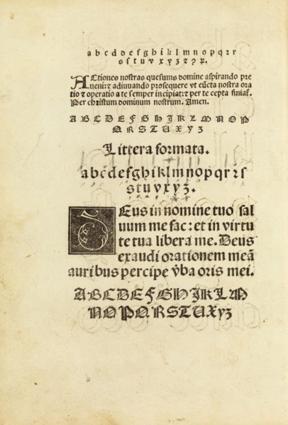 La operina di Ludouico Vicentino, da imparare di scriuere littera cancellarescha. Arrighi, Ludovico degli, Woodblock, 1522-1523