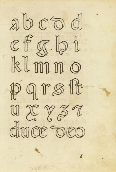 La operina di Ludouico Vicentino, da imparare di scriuere littera cancellarescha. Arrighi, Ludovico degli, Woodblock, 1522-1523