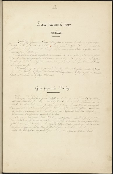 French textile manuscript, ca. 1820, ca. 1820, instruction manual for a school associated with a manufactory