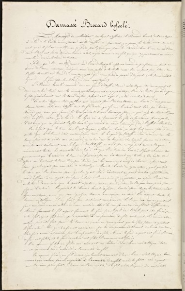 French textile manuscript, ca. 1820, This manuscript, an instruction manual for a school associated with a manufactory