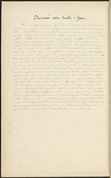 French textile manuscript, ca. 1820, This manuscript, an instruction manual for a school associated with a manufactory