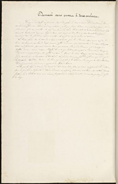 French textile manuscript, ca. 1820, This manuscript, an instruction manual for a school associated with a manufactory