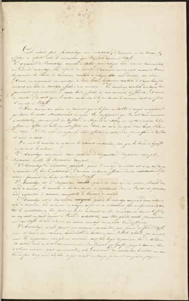 French textile manuscript, ca. 1820, ca. 1820, an instruction manual for a school associated with a manufactory