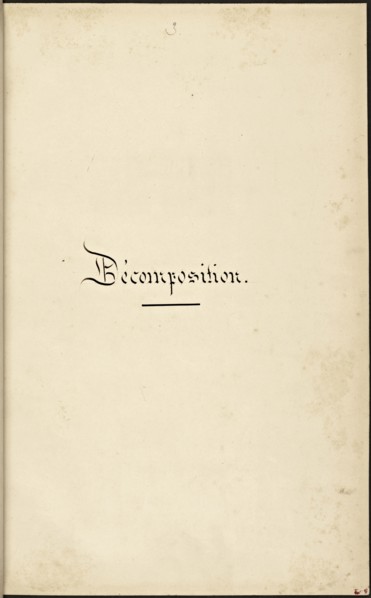 French textile manuscript, ca. 1820, ca. 1820, an instruction manual for a school associated with a manufactory