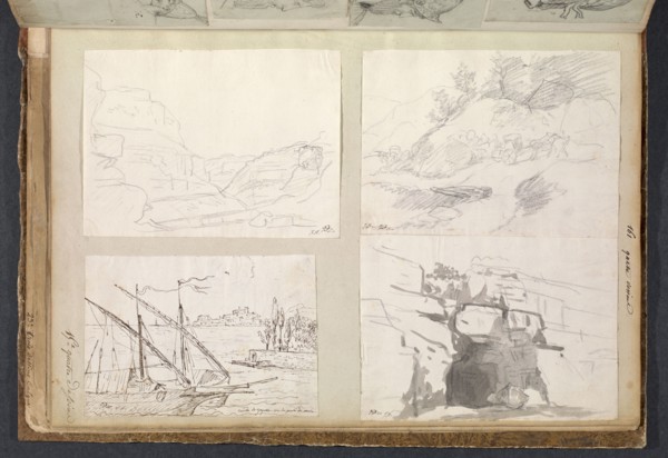 Album 11, David, Jacques-Louis, 1748-1825, pencil, charcoal, ink and wash, 1775-1785