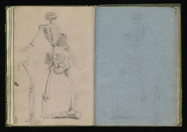 Roman sketchbook, Gauffier, Louis, 1761-1801, pencil, pen and black and brown ink, grey and brown wash, and black and white