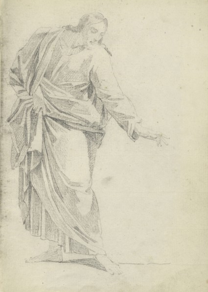 Roman sketchbook, Gauffier, Louis, 1761-1801, pencil, pen and black and brown ink, grey and brown wash, and black and white