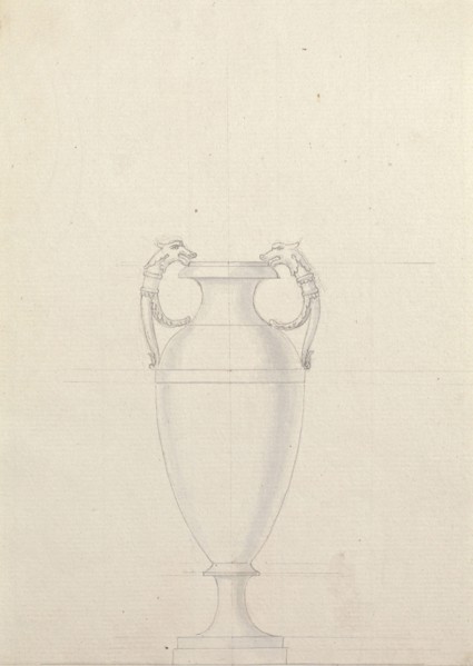 Honoré porcelain sample catalog, Honoré, Firm, 19th century, watercolor, gouache, ink, graphite, ca. 1800-1820, The manuscript
