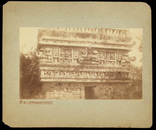 La Iglesia, Chichén Itzá, Augustus and Alice Dixon Le Plongeon papers, 1763-1937, bulk 1860-1910, Le Plongeon, Augustus, 1826