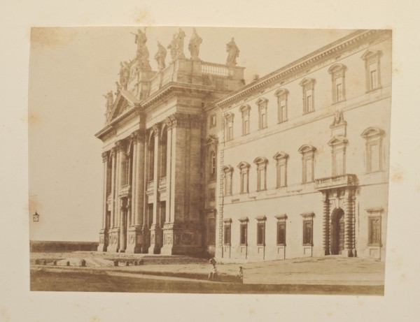 San Giovanni in Laterano, Fotografi di Roma 1849, Lecchi, Stefano, 19th century, c. 1849, salted paper prints, 43 x 31 cm
