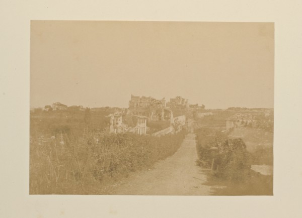 Porta S. Pancrazio di Villa Corsini, Fotografi di Roma 1849, Lecchi, Stefano, 19th century, c. 1849, salted paper prints