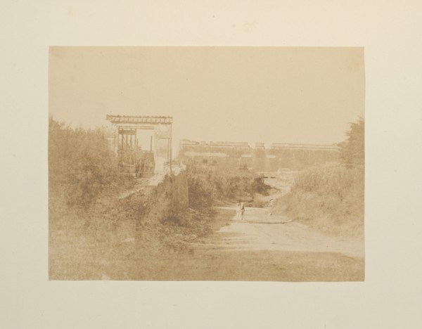 Mura di Roma presso la Breccia, Fotografi di Roma 1849, Lecchi, Stefano, 19th century, c. 1849, salted paper prints, 43 x 31 cm